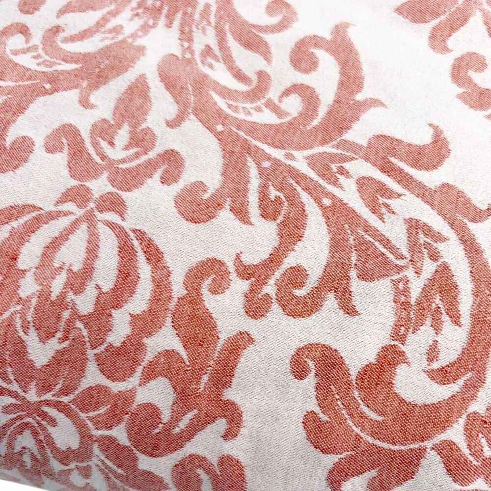 Williams Sonoma Brocade 55% Linen 45% Cotton Duvet Cover Twin Made In Portugal - Picture 5 of 12
